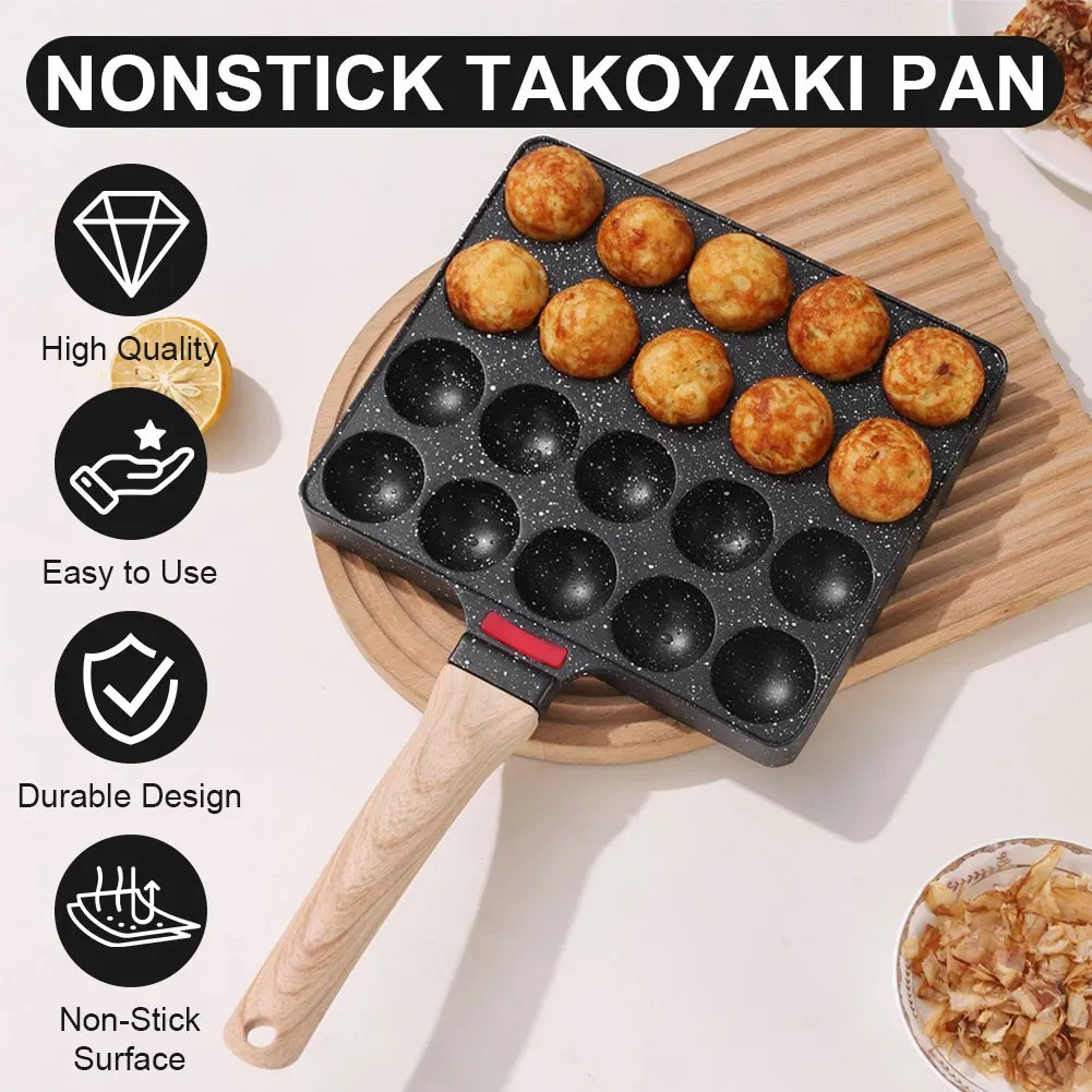 Takoyaki Grill Plate - Patelnia do takoyaki z 20 formkami,