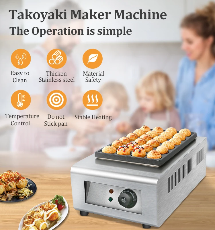 Profesjonalna, duża, elektrycz – Takoyaki Grill Plate recenzja i cena