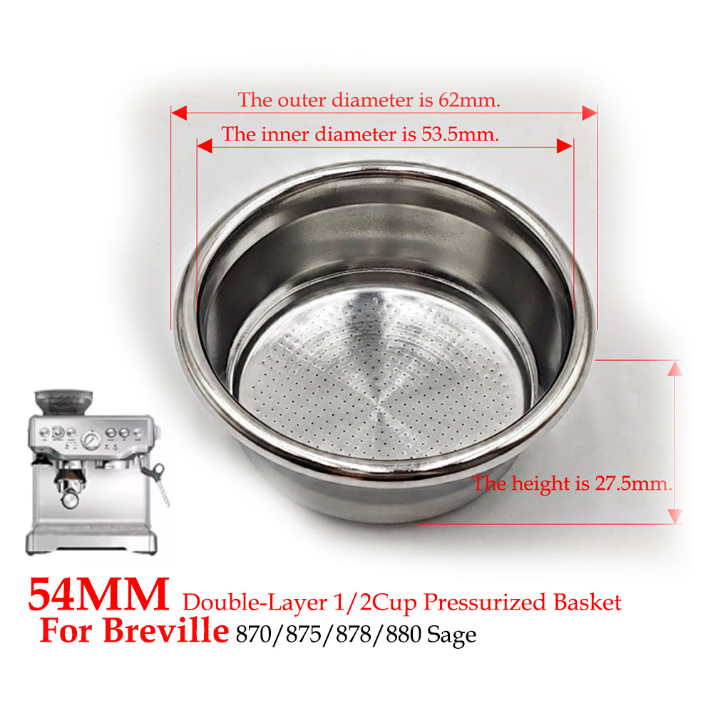 Dwuwarstwowy kosz filtra ciśni – Breville Espresso Bes870 recenzja i cena